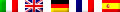 Italian - English - German - French - Spanish